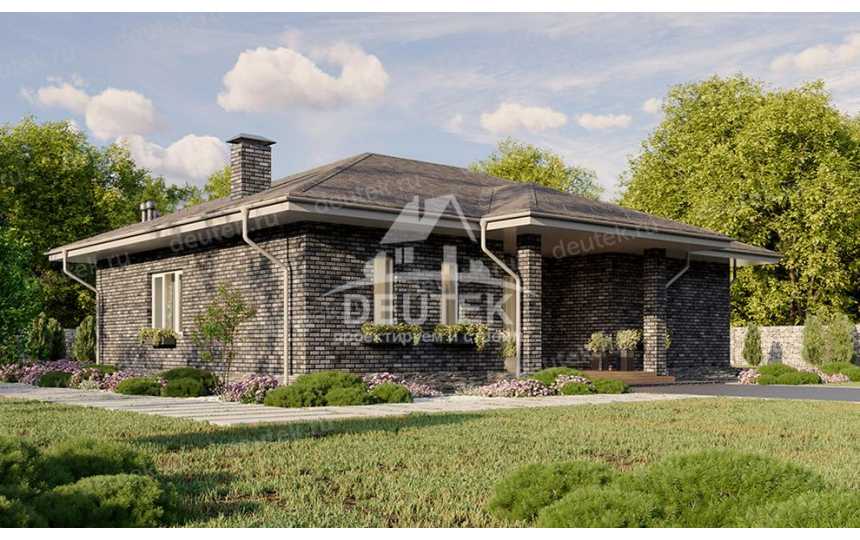 Проект жилого одноэтажного дома с площадью до 150 кв м - LK-321