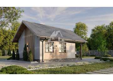 Проект небольшого одноэтажного домика для отдыха - LK-325