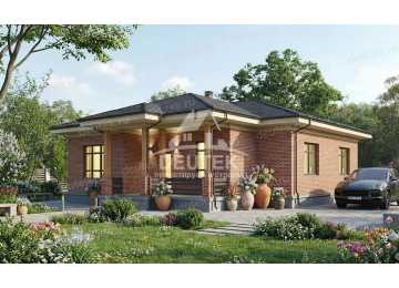 Проект загородного одноэтажного дома с площадью до 150 кв м - LK-359