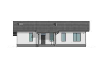 Проект жилого одноэтажного дома с площадью до 150 кв м - P256