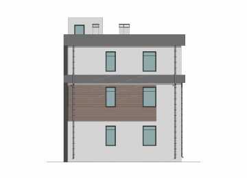 Проект жилого трехэтажного дома с площадью до 300 кв.м. - P271