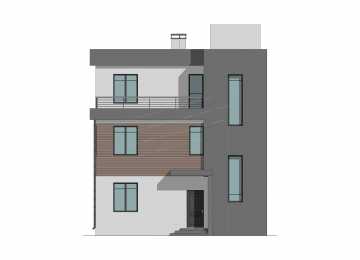 Проект жилого трехэтажного дома с площадью до 300 кв.м. - P271