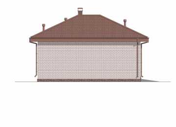 Проект бани с площадью до 100 кв м - P241