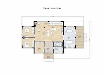 Проект узкого двухэтажного дома со вторым светом и большими окнами - P242-1