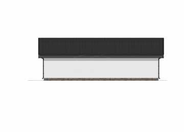 Проект двухместного гаража в стиле минимализм - P242-3