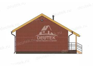 Проект жилого одноэтажного дома в современном стиле - LK-291