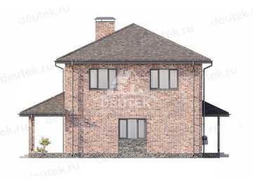 Проект жилого двухэтажного дома с пятью спальнями - LK-311